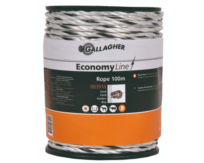 Gallagher Corda EconomyLine bianco 100m main product photo