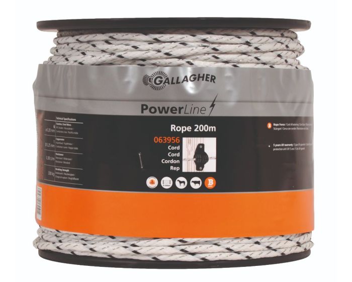 Gallagher Corda PowerLine bianco 200m main product photo