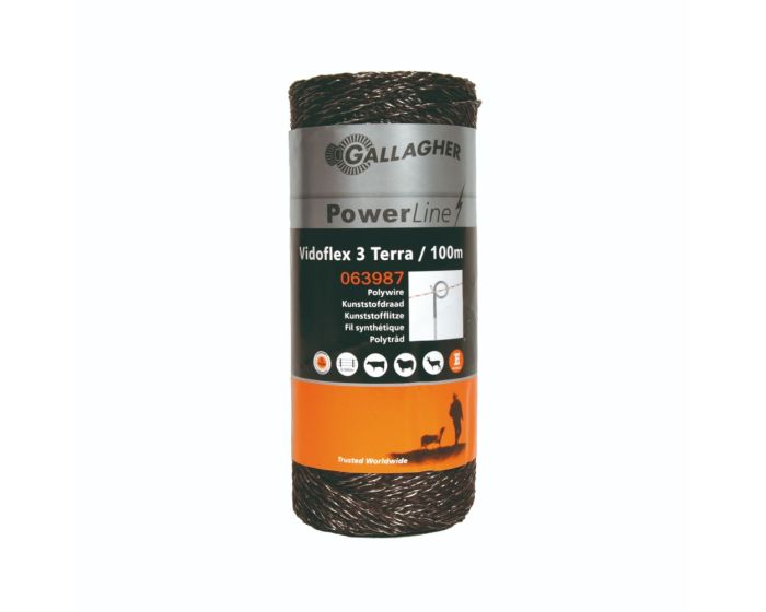 Gallagher Filo Vidoflex PowerLine 3 terra 100m main product photo