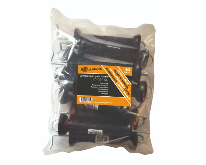 Gallagher Maniglia Isolante a compressione nero - 10 pezzi main product photo