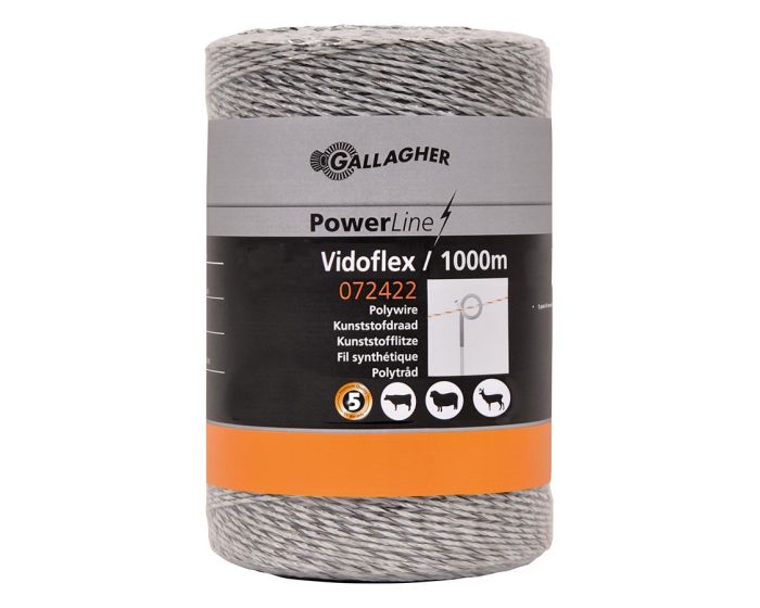 Gallagher Filo Vidoflex PowerLine 6 bianco 1000m main product photo