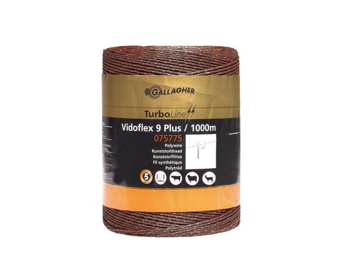 Gallagher Filo Vidoflex TurboLine Plus 9 terra 1000m main product photo