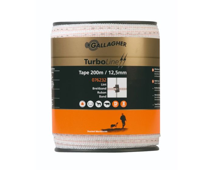 Gallagher Nastro TurboLine 12,5mm bianco 200m main product photo