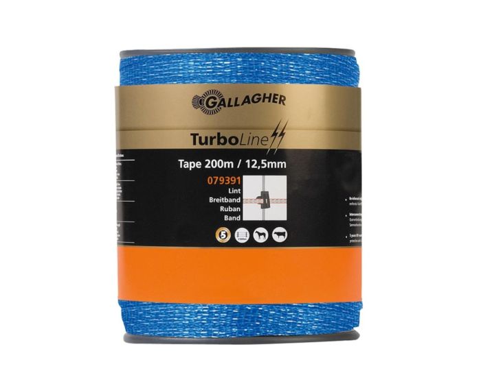 Gallagher Nastro TurboLine 12,5mm blu 200m main product photo
