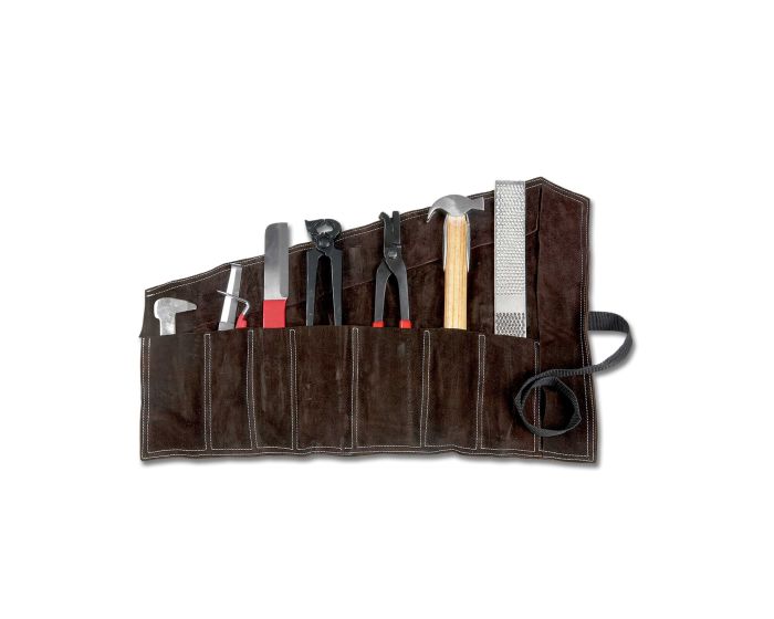 Waldhausen set completo per la cura dello zoccolo in una custodia in pelle main product photo