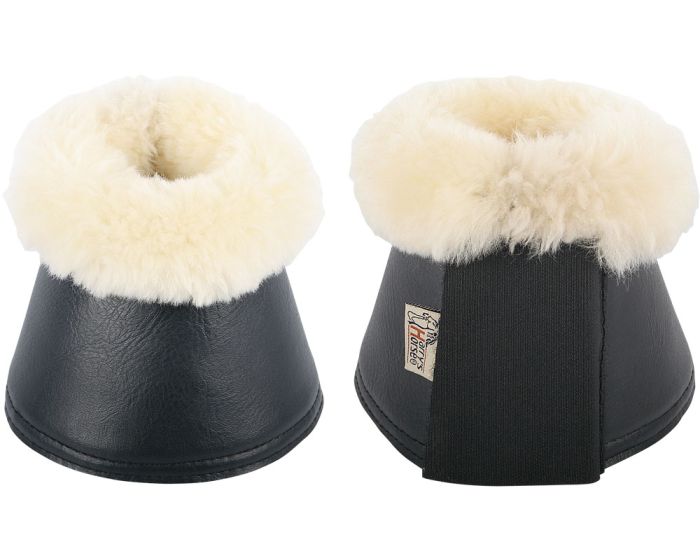 Harry's Horse Cinghie per stivali da equitazione campana in neoprene / merino nero main product photo