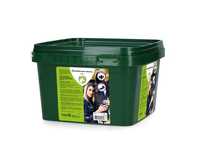 Excellent Secchio per pellet di elettroliti per cavalli main product photo