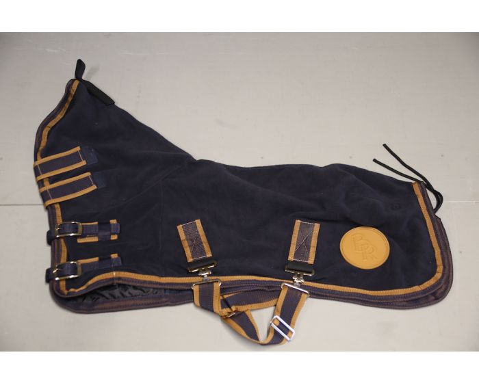 Fleece Rug with Hood Dark blue 85cm main product photo