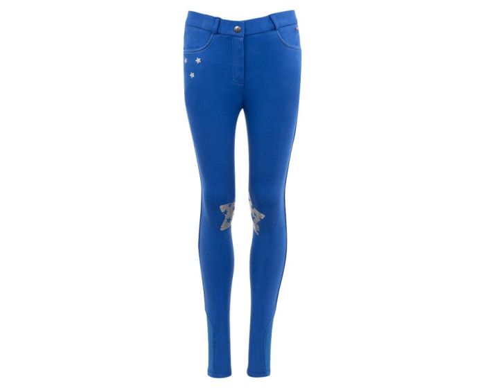 Premiere Pantaloni da equitazione "Blue Bel"l ginocchiere in silicone per bambini main product photo