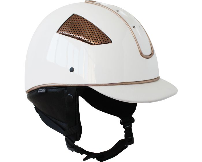 Casco da equitazione Cambridge White-Rosegold M main product photo