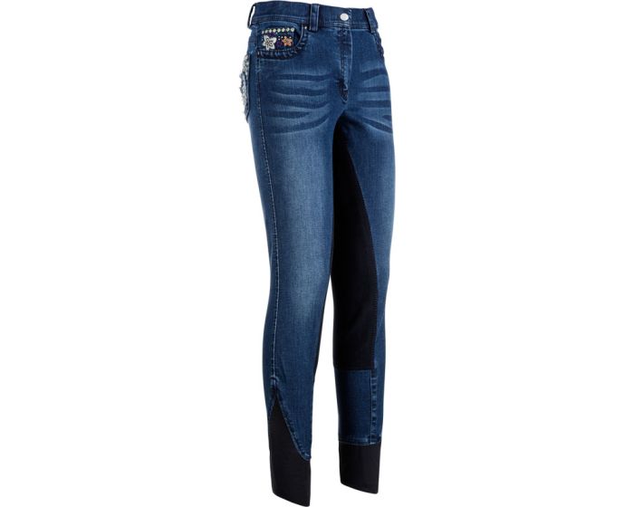 Pantaloni da equitazione Hailey FS Denim Washed 164 main product photo