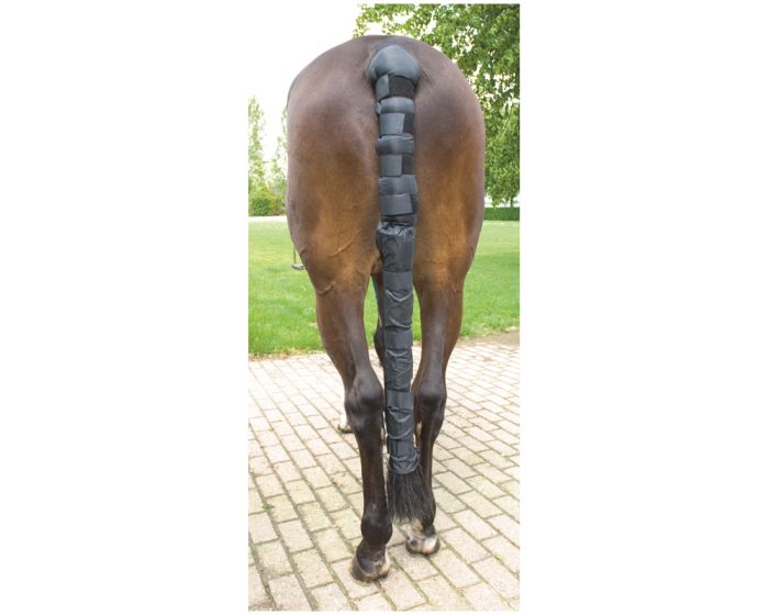 Coda protettiva lunga, cotone con rivestimento in nylon Nero - main product photo