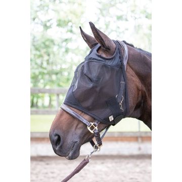 Harry's Horse Maschera antimosche Flyshield senza orecchie XS Nero