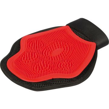 Harry's Horse Coppia di guanti da toelettatura One Size Rosso