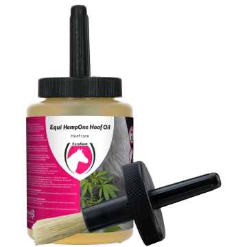 Excellent Equi HempOne Hoof Oil Natural (con spazzola)