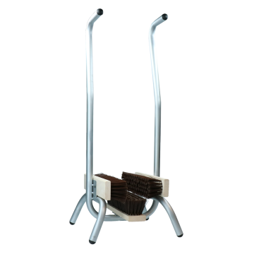 Spazzatrice a pedale con poggiamano Staal Grijs One Size