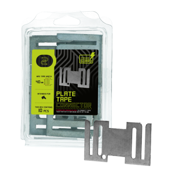 Piastra di connessione del nastro ZoneGuard 40 mm Grijs 40 mm