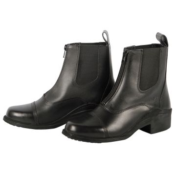 Harry's Horse Cerniera in pelle Jodhpur 36 Nero
