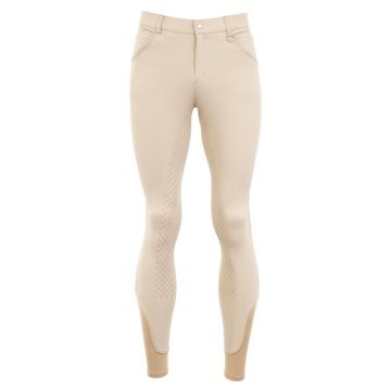 BR Pantaloni da equitazione Marcus da uomo con seduta intera in silicone 48 Beige