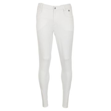 BR Pantaloni da equitazione Leeds da uomo in silicone al ginocchio