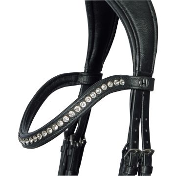 Harry's Horse Briglia Nero morbida Shetland Nero / Argento