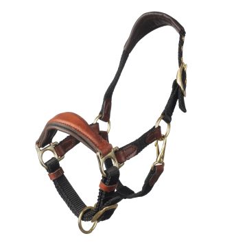 MHS Combi Cavezza "Design" Mini Jaarling Nero / Marrone