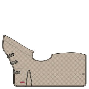 Premiere Coperta anti-mosche Premiere con collo fisso e apertura a sella