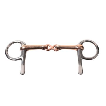 MHS Half-cheek Snaffle Double Jointed 10 cm