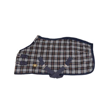 Coperta in pile MHS con motivo scozzese
