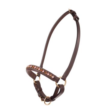 MHS Show Halter Mon Cherie Brown/Pink/Brown mt 2