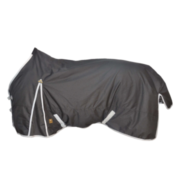 Coperta MHS Turnout Invictus 100 Grammi Nero 150/185 cm